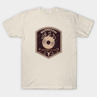 listening vintage vinyl v10 T-Shirt